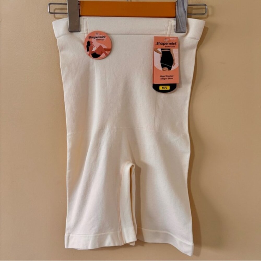 •SOLD•| Shapermint| NEW Light Nude High Waisted Shaper Shorts Shapewear Sz M/L - Picture 1 of 4